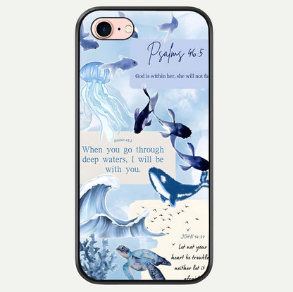 Faithful Ocean Promise Glass Case For iPhone 6 Plus by Custom World