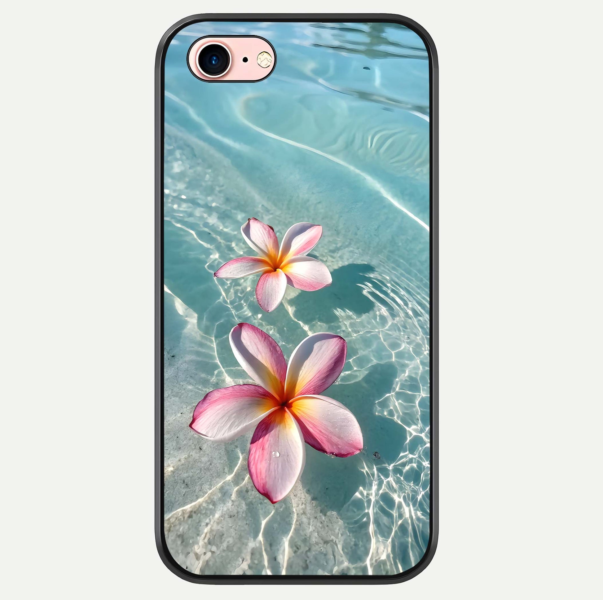 Floating Bloom Bliss Glass Case For iPhone 6 Plus by Custom World