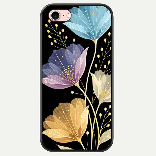 Flower Bloom Glow Glass Case For iPhone 6 Plus by Custom World
