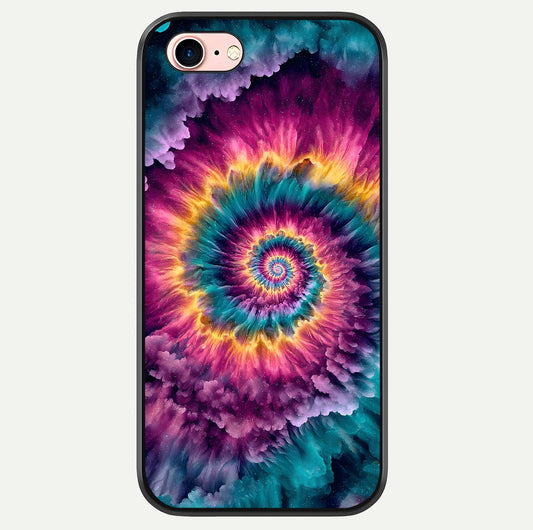 Galactic Spiral Burst Glass Case For iPhone 6 Plus by Custom World