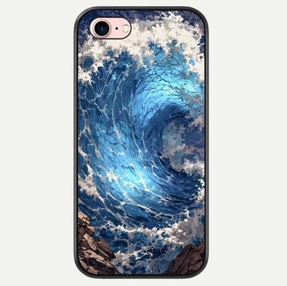 Giant Ocean Wave Glass Case For iPhone 6 Plus by Custom World