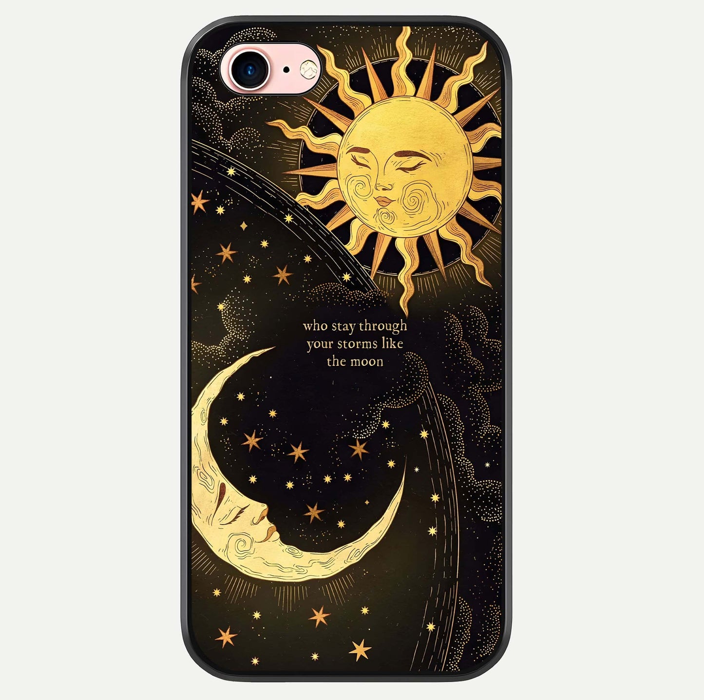 Golden Lunar Love Glass Case For iPhone 6 Plus by Custom World