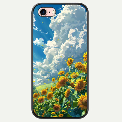 Golden Sun Glory Glass Case For iPhone 6 Plus by Custom World