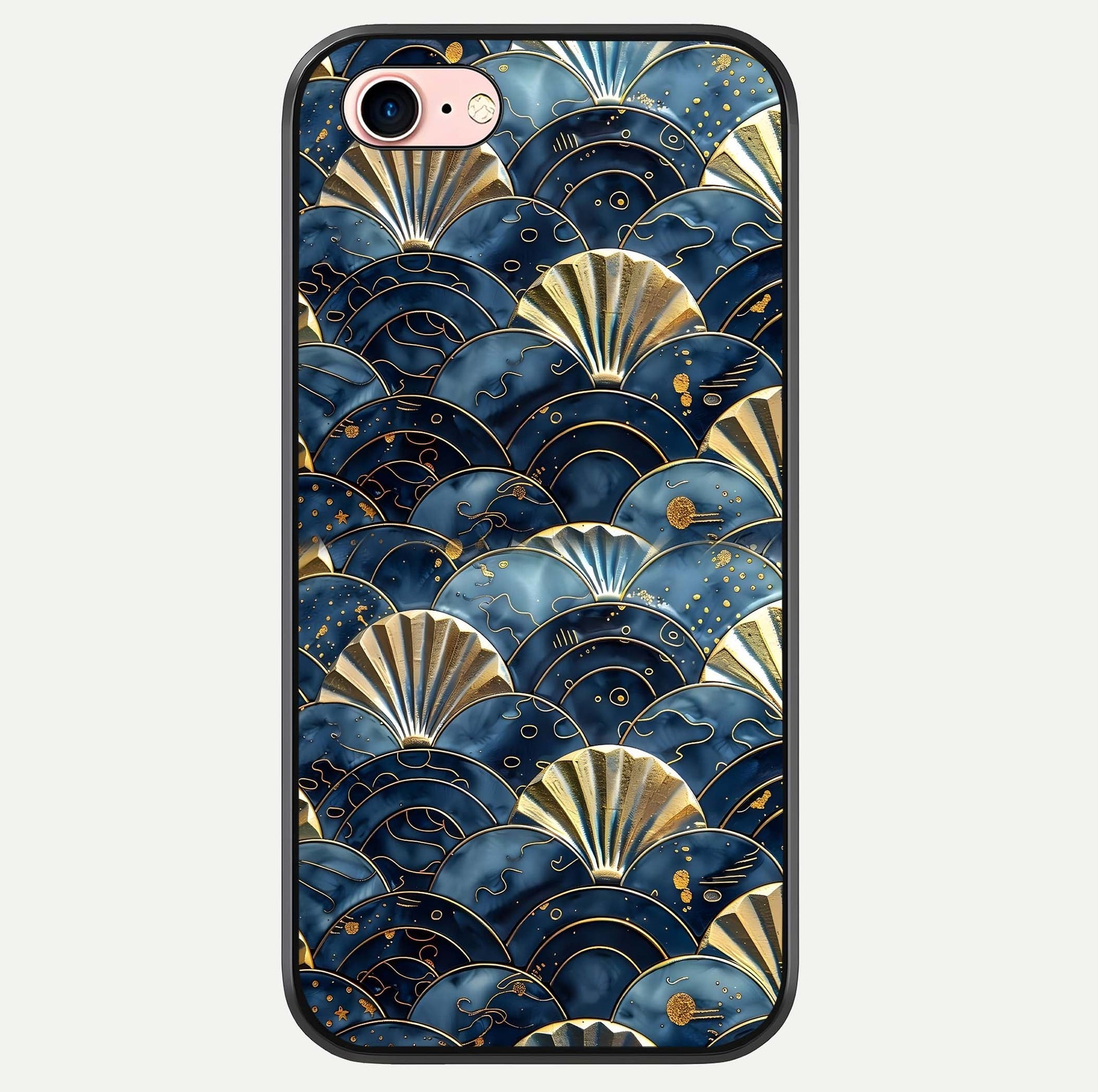 Golden Wave Luxe Glass Case For iPhone 6 Plus by Custom World
