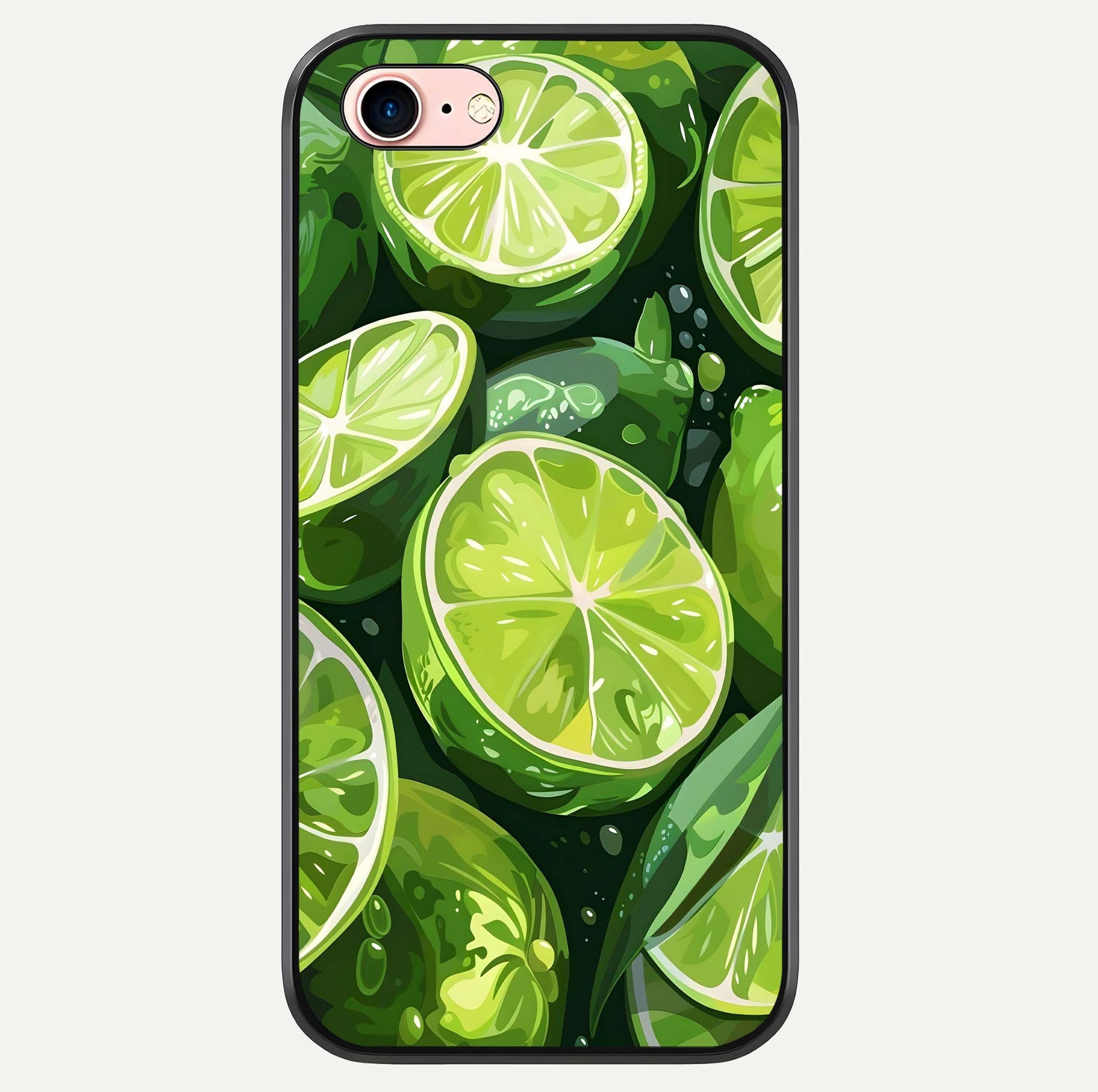 Green Lemon Glass Case For iPhone 6 Plus by Custom World