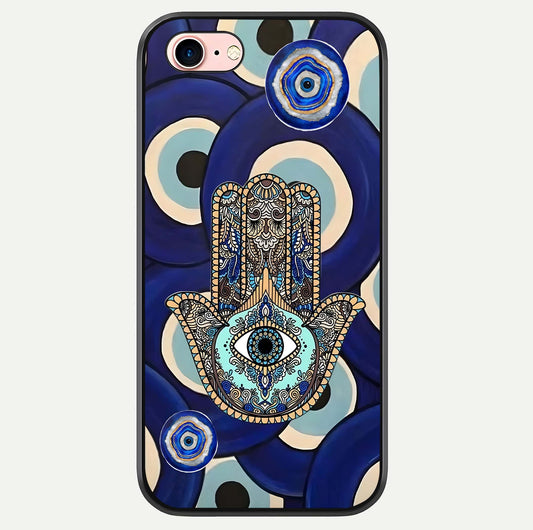 Hamsa Divine Guard Glass Case For iPhone 6 Plus by Custom World