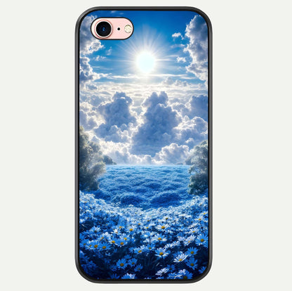 Heavenly Daisy Horizon Glass Case For iPhone 6 Plus by Custom World