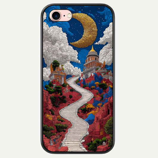 Heavenly Moon Path Glass Case For iPhone 6 Plus by Custom World