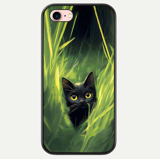 Hidden Cat Whisper Glass Case For iPhone 6 Plus by Custom World