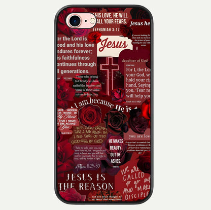 Jesus Love Heals Glass Case For iPhone 6 Plus by Custom World