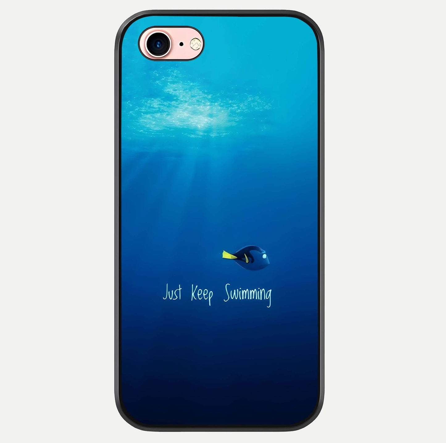 Just Keep Swimming Glass Case For iPhone 6 Plus by Custom World