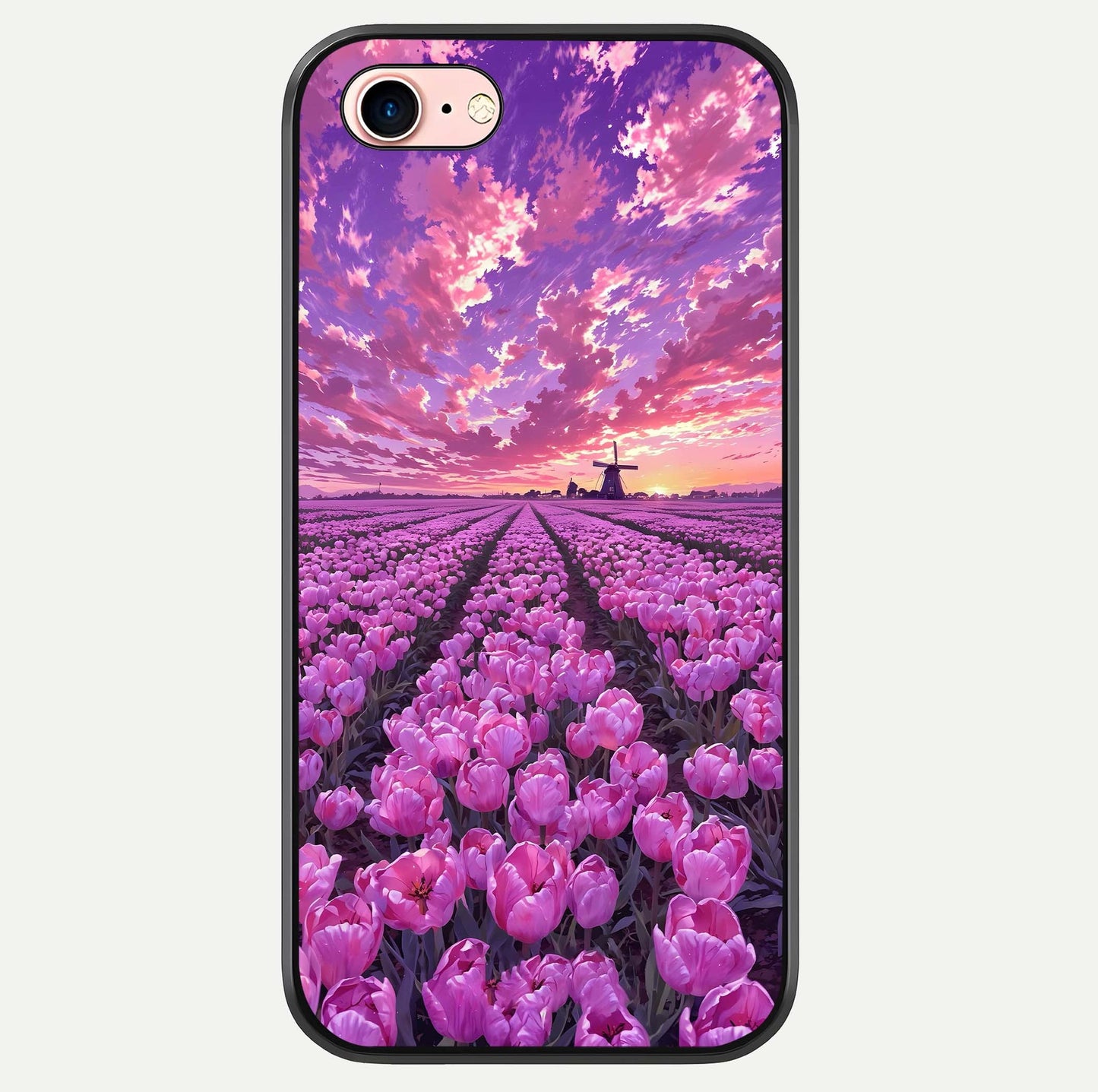 Lavender Dream Skies Glass Case For iPhone 6 Plus by Custom World