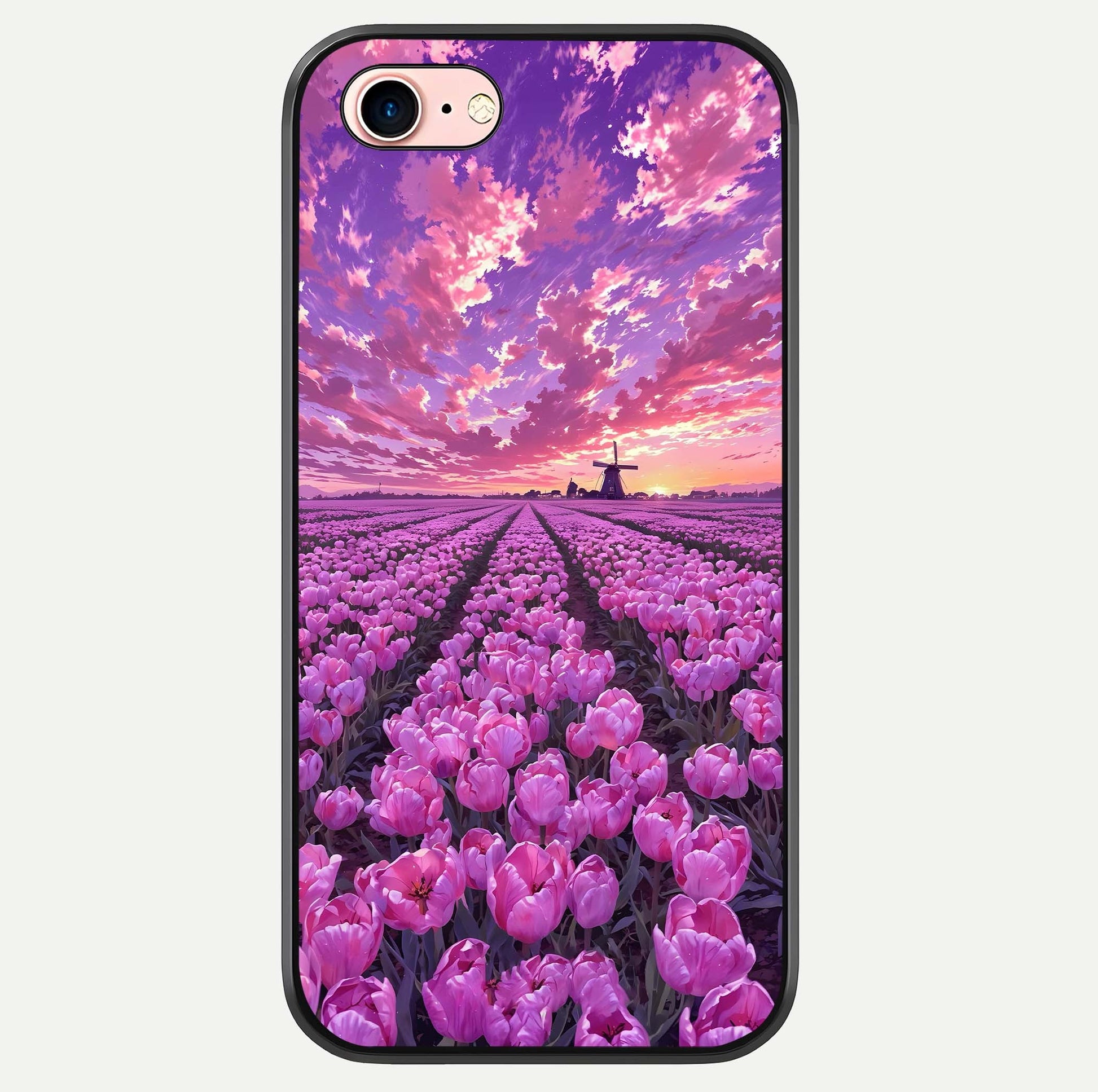Lavender Dream Skies Glass Case For iPhone 6 Plus by Custom World
