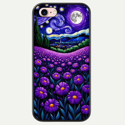 Lavender Moon Field Glass Case For iPhone 6 Plus by Custom World