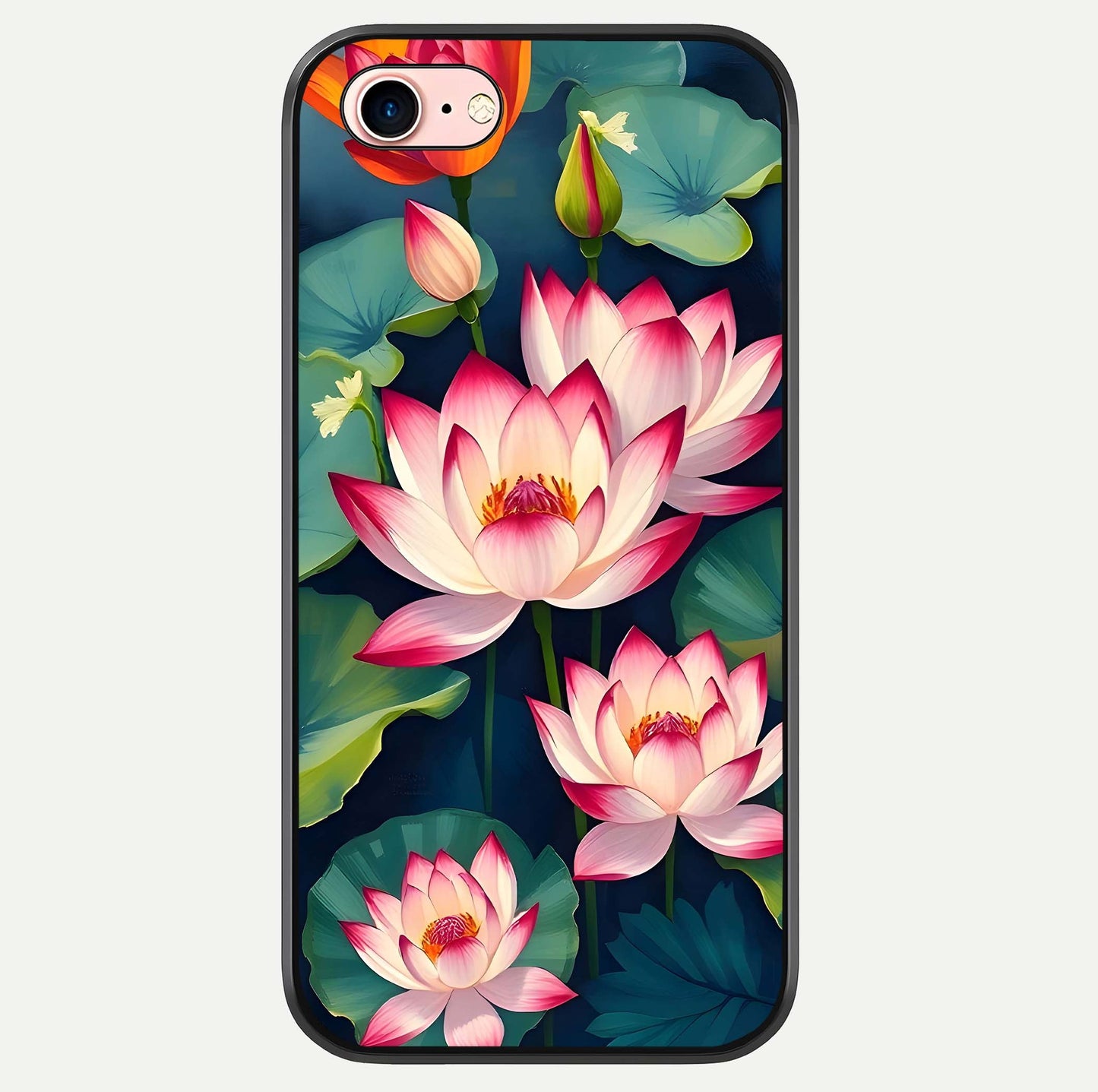 Lotus Dream Serenity Glass Case For iPhone 6 Plus by Custom World