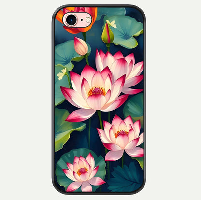 Lotus Dream Serenity Glass Case For iPhone 6 Plus by Custom World