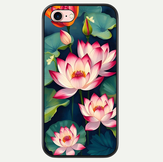 Lotus Dream Serenity Glass Case For iPhone 6 Plus by Custom World