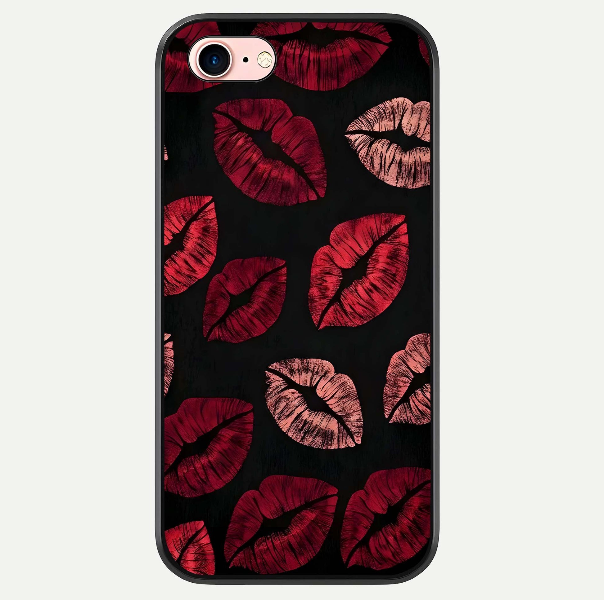 Midnight Kiss Love Glass Case For iPhone 6 Plus by Custom World