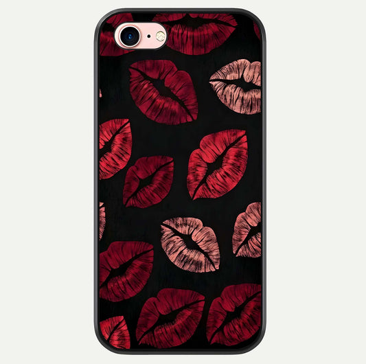 Midnight Kiss Love Glass Case For iPhone 6 Plus by Custom World