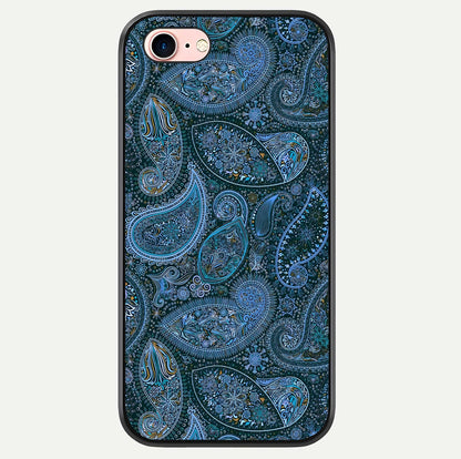 Midnight Paisley Glow Glass Case For iPhone 6 Plus by Custom World