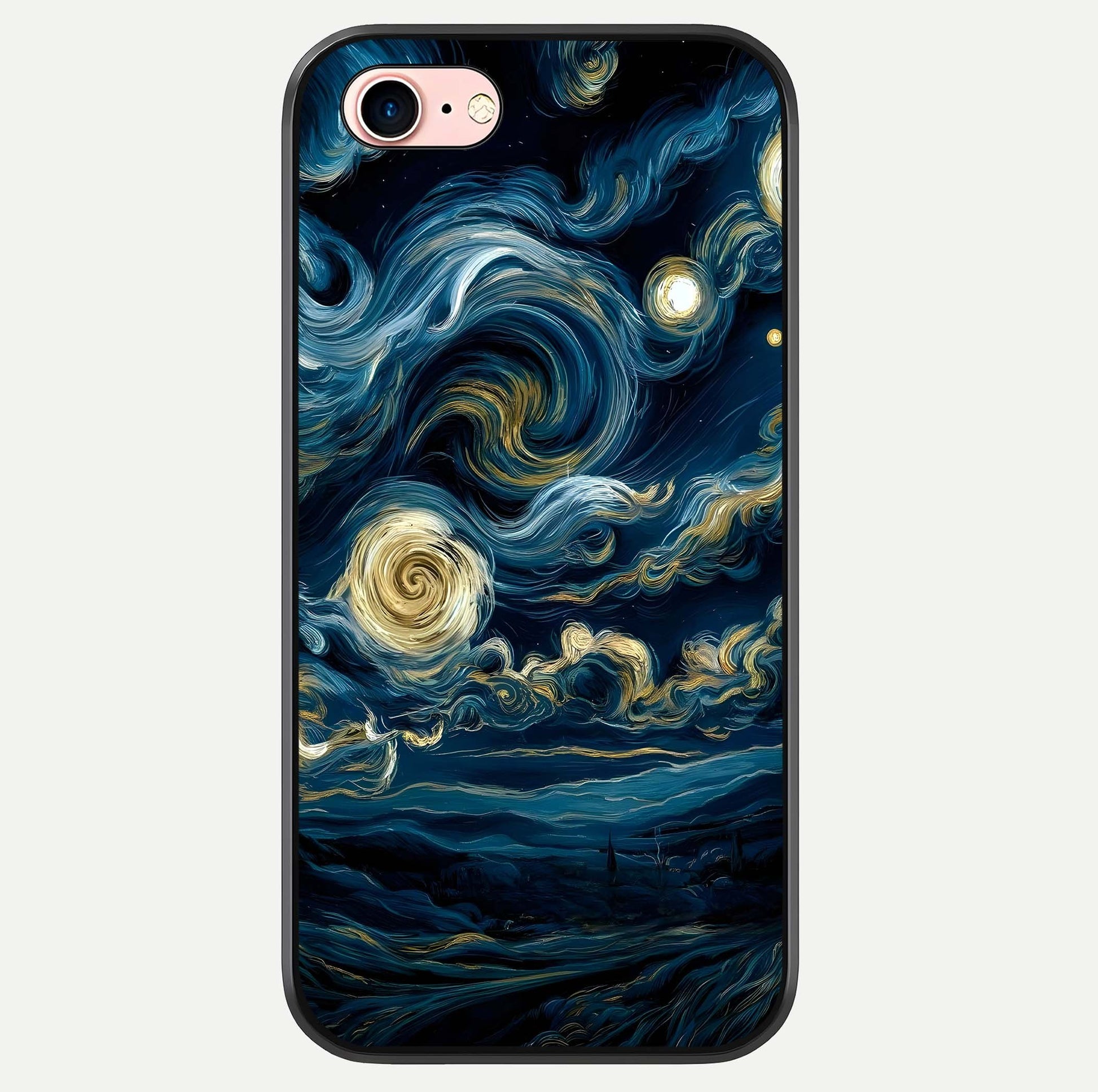 Midnight Sky Whirl Glass Case For iPhone 6 Plus by Custom World