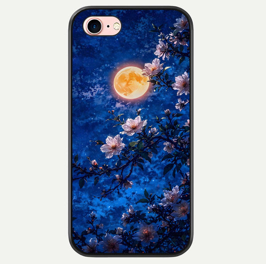 Moonlit Blossoms Night Glass Case For iPhone 6 Plus by Custom World