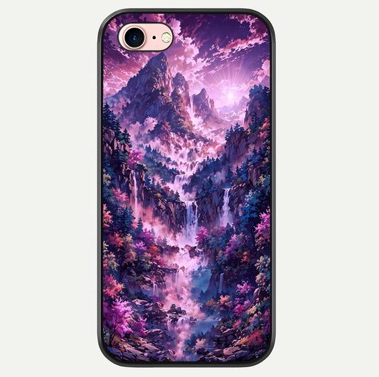 Mystic Cascade Peaks Glass Case For iPhone 6 Plus by Custom World