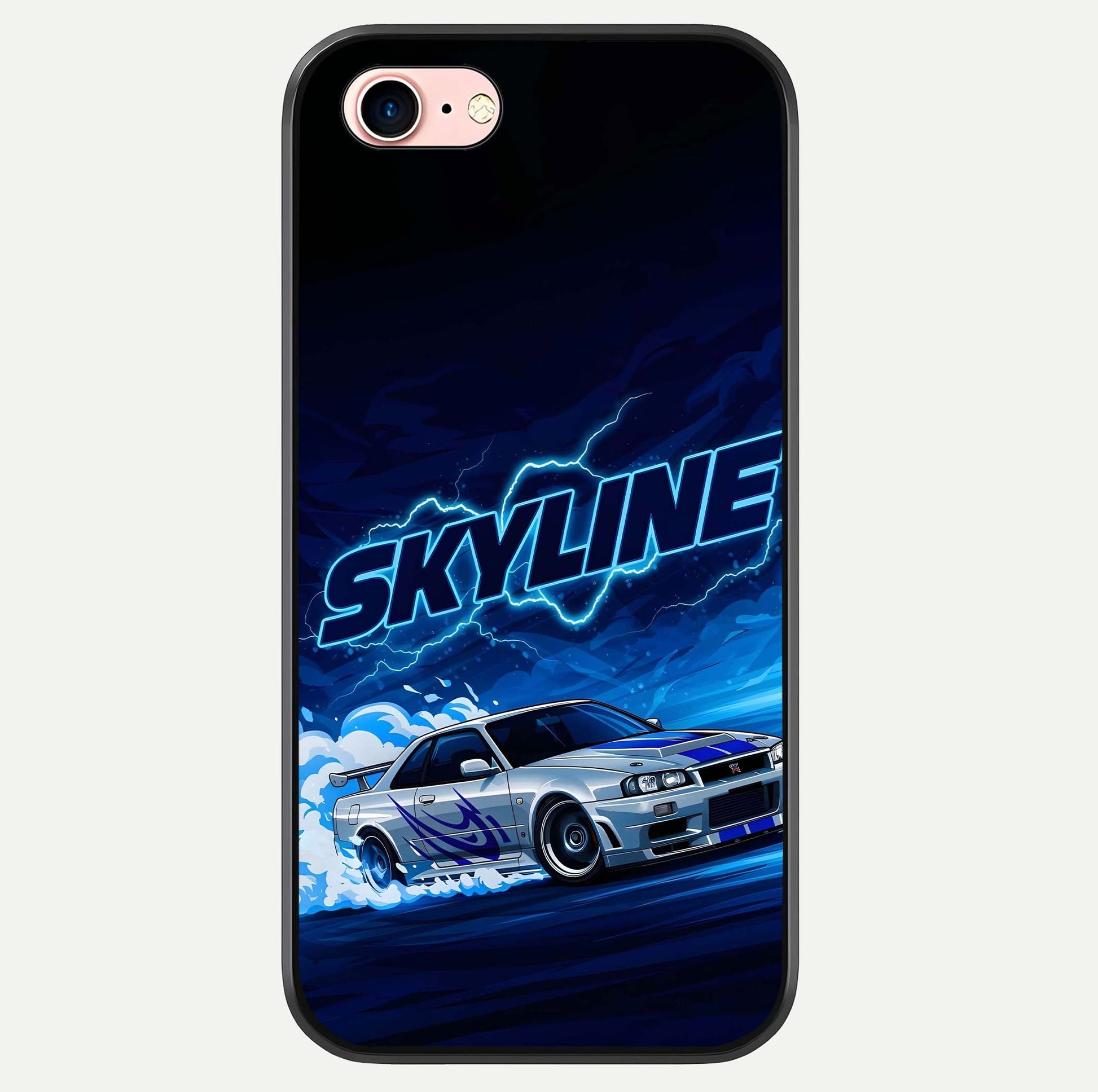 Neon Drift Beast Glass Case For iPhone 6 Plus by Custom World