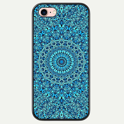 Ocean Bloom Mandala Glass Case For iPhone 6 Plus by Custom World