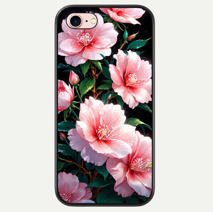 Peach Flower Glass Case For iPhone 6 Plus by Custom World
