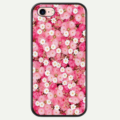 Pink Daisy Bliss Glass Case For iPhone 6 Plus by Custom World