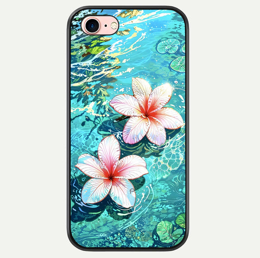 Pink Flowers in Water Glass Case For iPhone 6 Plus by Custom World
