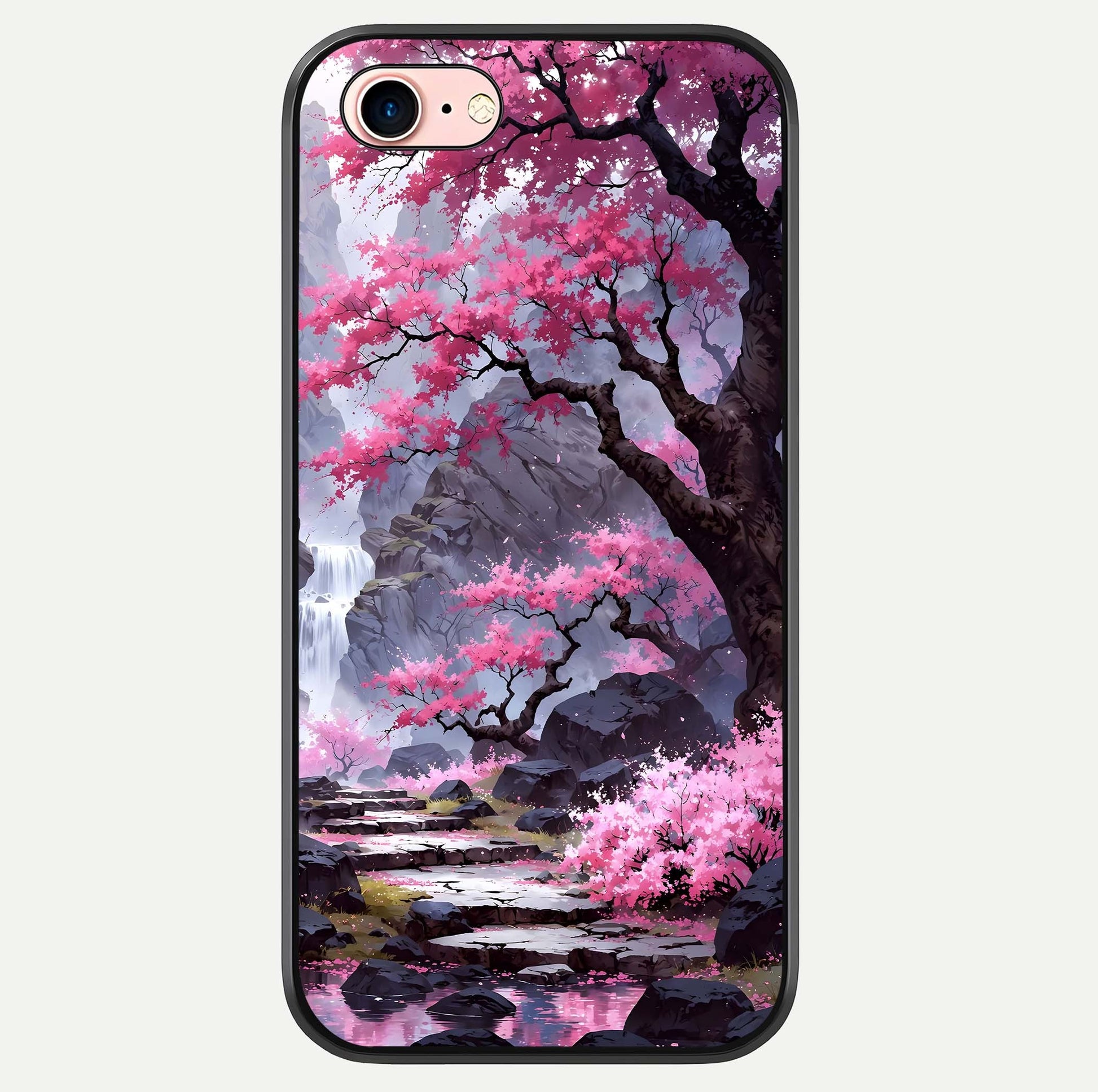 Pinkish Scenery Glass Case For iPhone 6 Plus by Custom World