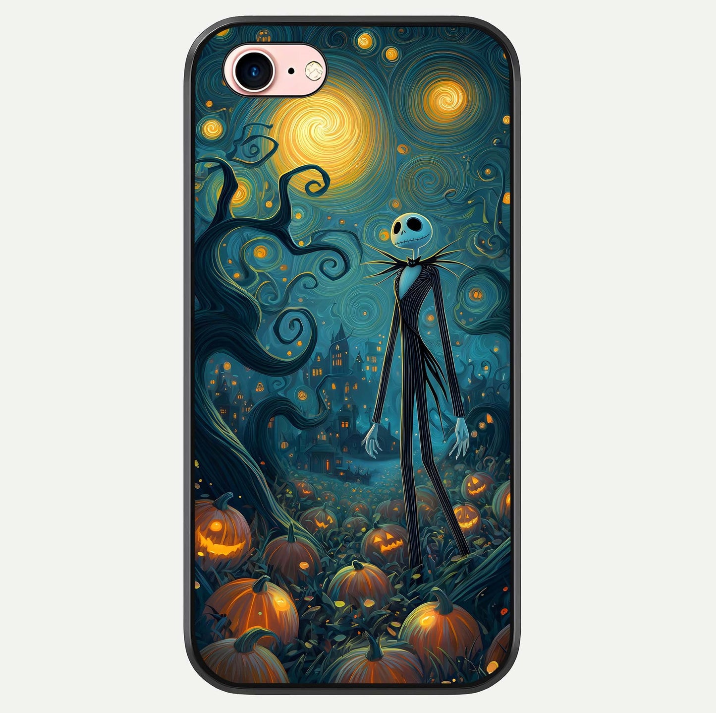Pumpkin Moonlight Tale Glass Case For iPhone 6 Plus by Custom World