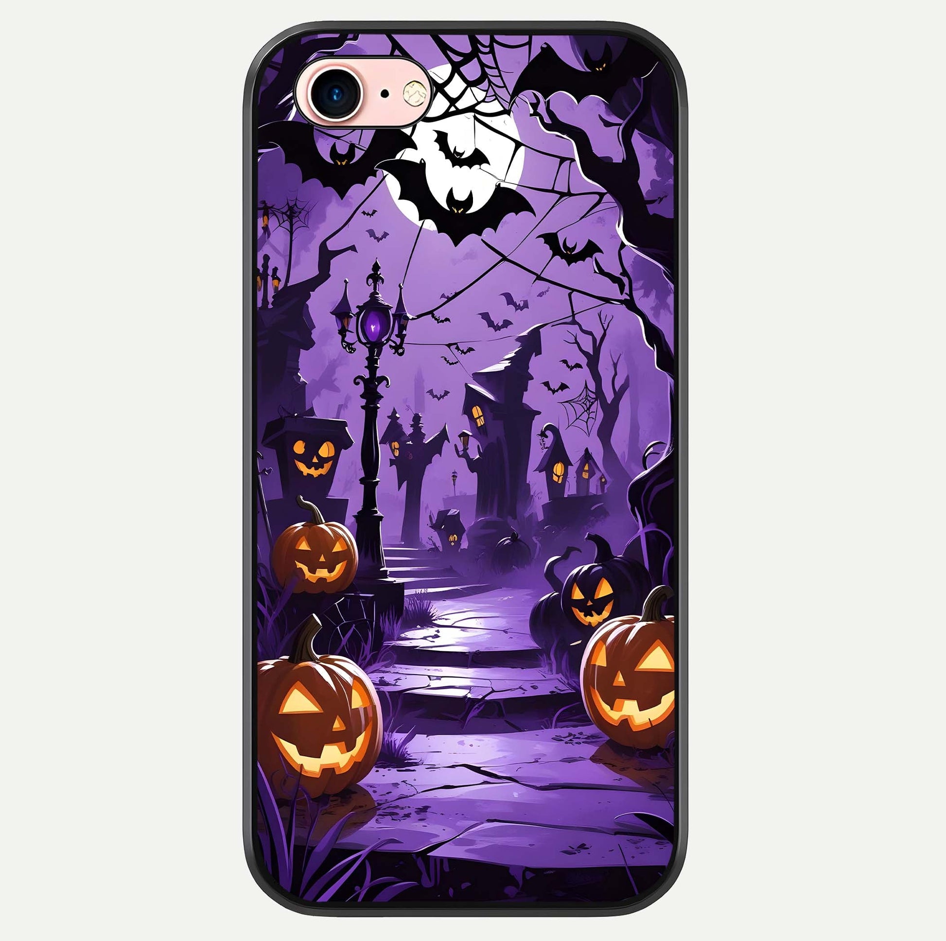 Pumpkin Patch Halloween Glass Case For iPhone 6 Plus by Custom World