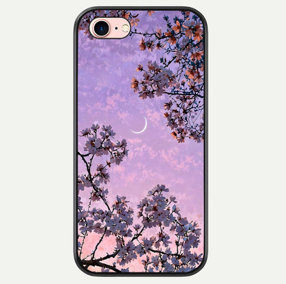 Purple Serenity Moon Glass Case For iPhone 6 Plus by Custom World