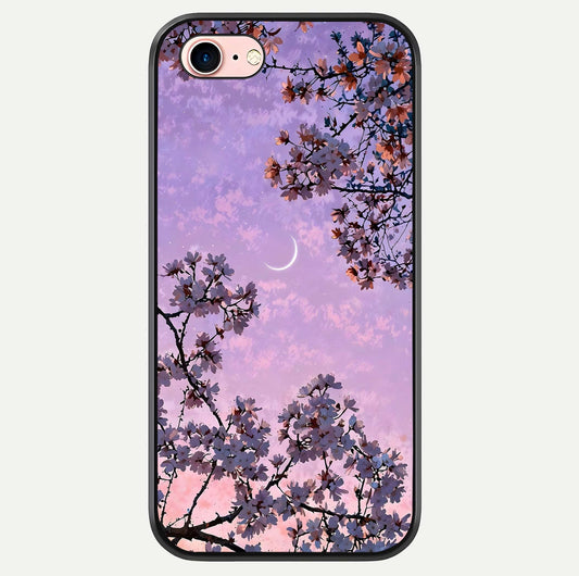 Purple Serenity Moon Glass Case For iPhone 6 Plus by Custom World