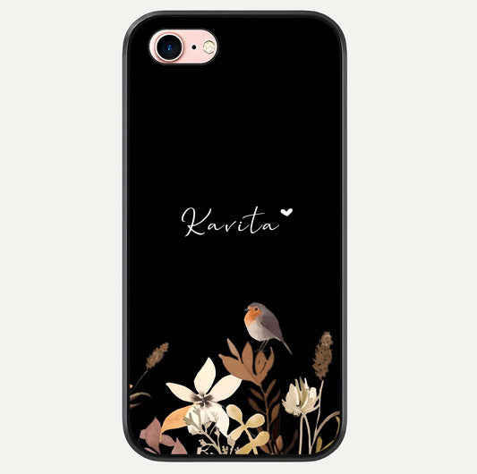 Quiet Garden Tune Custom Name Glass Case For iPhone 6 Plus by Custom World