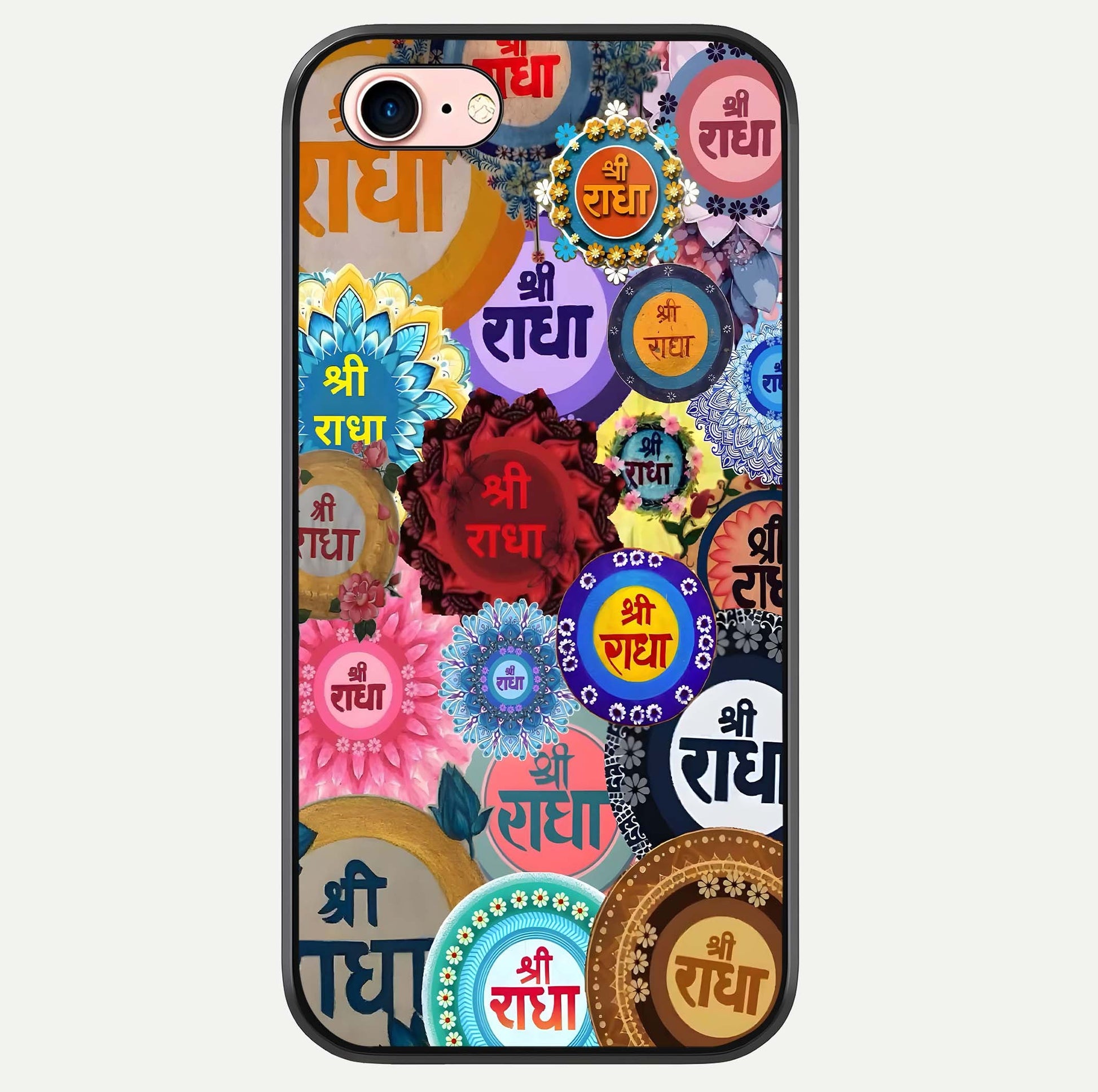Radha Divine Bloom Glass Case For iPhone 6 Plus by Custom World