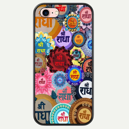 Radha Divine Bloom Glass Case For iPhone 6 Plus by Custom World