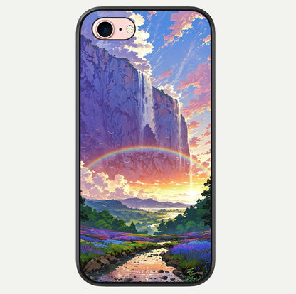 Rainbow Valley Dream Glass Case For iPhone 6 Plus by Custom World