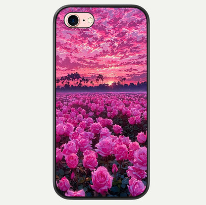 Rose Sunset Valley Glass Case For iPhone 6 Plus by Custom World