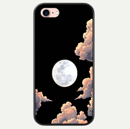 Shade Cloud Moon Glass Case For iPhone 6 Plus by Custom World