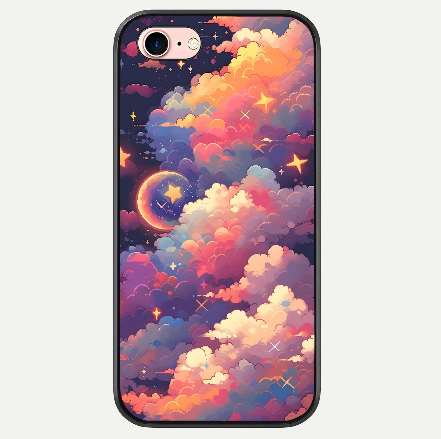 Starlit Dream Clouds Glass Case For iPhone 6 Plus by Custom World