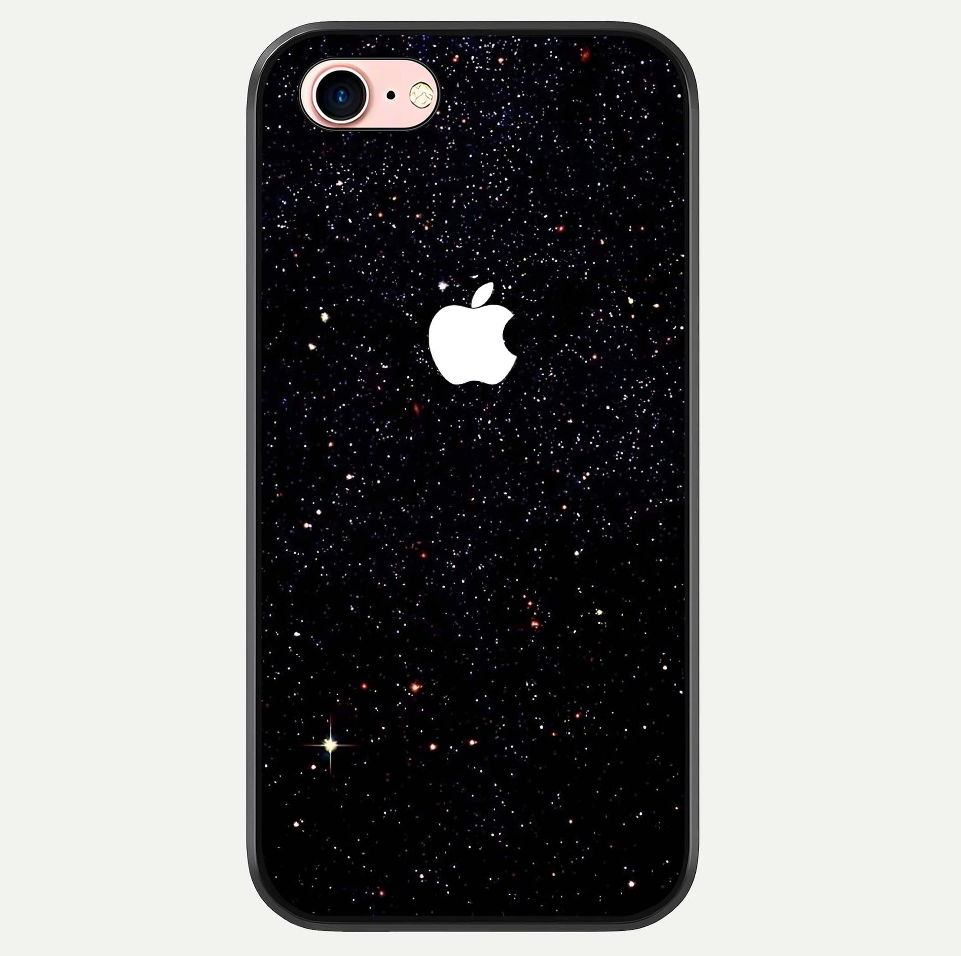 Starry Apple Galaxy Glass Case For iPhone 6 Plus by Custom World