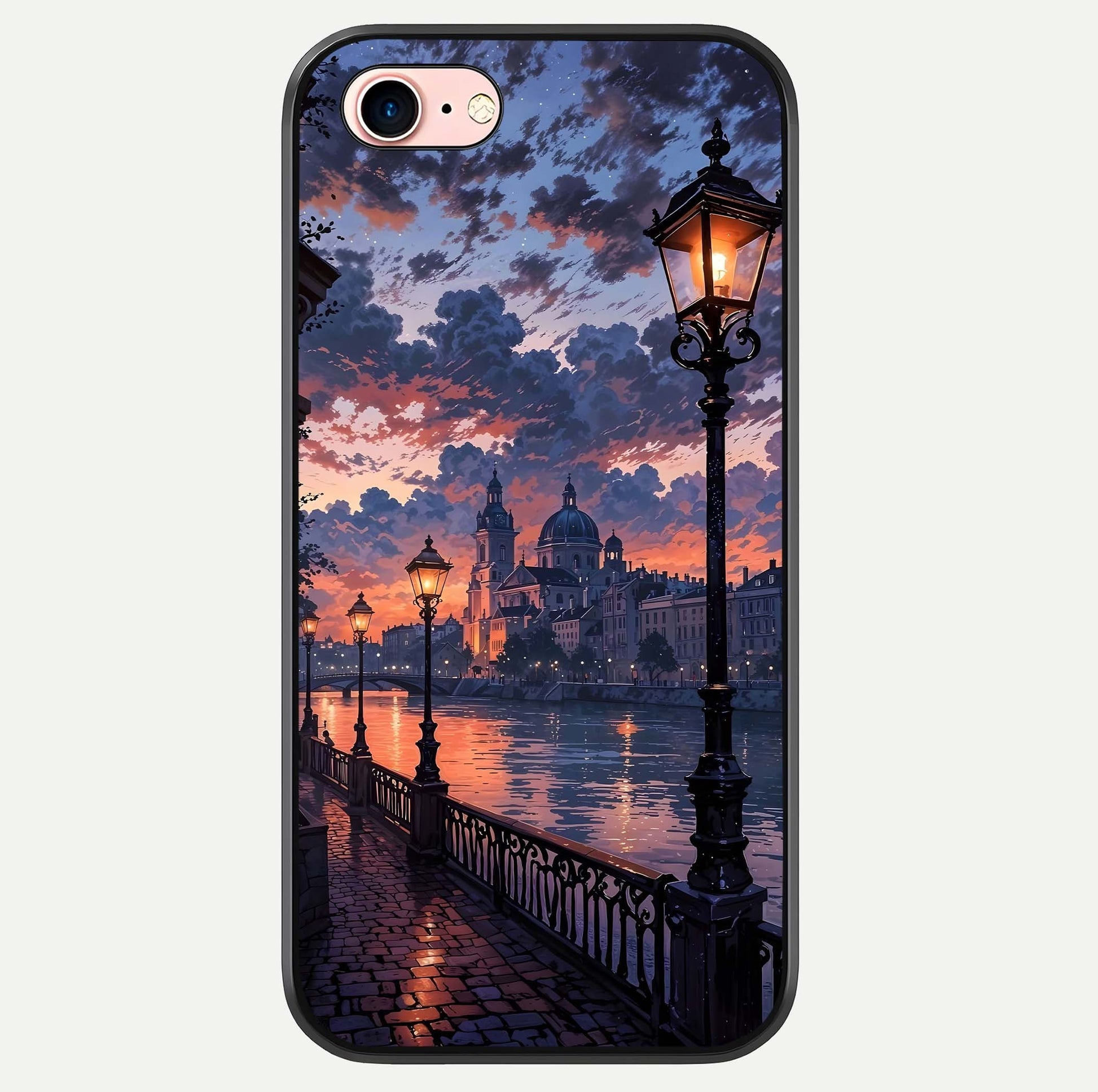 Twilight River Lights Glass Case For iPhone 6 Plus by Custom World