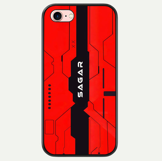 Voltage Rise CYBERPUNK Custom Name Glass Case For iPhone 6 Plus by Custom World