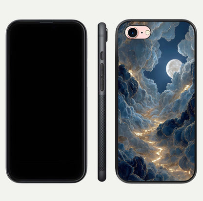 Celestial Cloud Road Glass Case for iPhone 6 Plus front-and-back layout displaying balance between light and depth