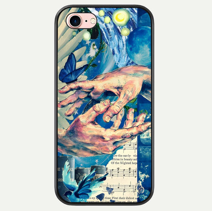 Aesthetic Divider Glass Case For iPhone 16 Pro by Custom World