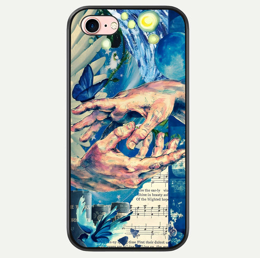 Aesthetic Divider Glass Case For iPhone 16 Pro by Custom World